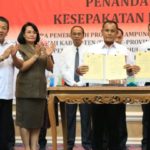 Kepala Daerah Se Lampung M.o.U Bersama Kejaksaan