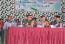 Rapat Pleno, Desa Talang Jawa Tetapkan RAPBDes