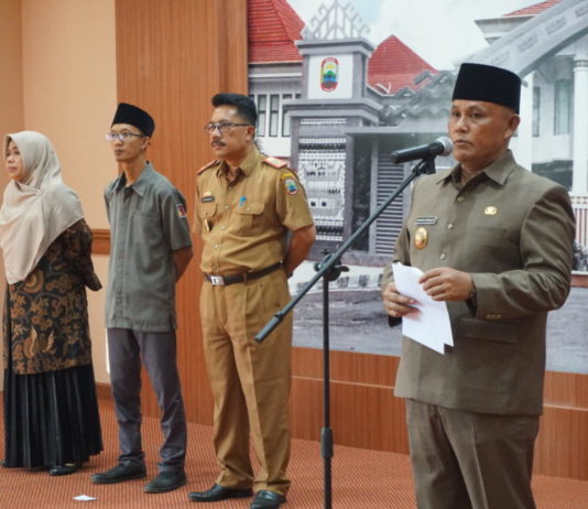 Kantongi Izin Kemendagri dan Rekomendasi KASN, Nanang Ermanto Lantik Enam Pejabat Hasil Seleksi Terbuka