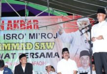 Nanang Ermanto Hadiri Pengajian Akbar di Palas