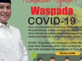 Cegah Wabah Virus Corona, Nanang Ajak Masyarakat Pola Hidup Sehat