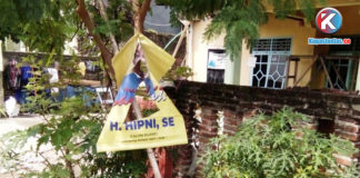 Banner Hipni Kembali Ditemukan Rusak, LO Hipni Sayangkan Terapkan Politik Jorok