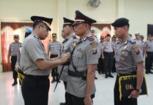 Akbp Horas Tua Silalahi, S.I.K, M.Si Pimpin Sertijab Kasat Intelkam Dan Kapolsek Panyabungan Selatan