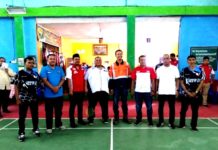 DPD PEMUDA LIRA KAB MADINA DAN PT SMGP GELAR TURNAMEN BULU TANGKIS