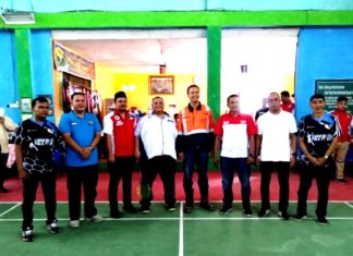 DPD PEMUDA LIRA KAB MADINA DAN PT SMGP GELAR TURNAMEN BULU TANGKIS