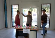 Jurusan Peternakan Unila Tangkal Covid-19, Dengan Desinfektan