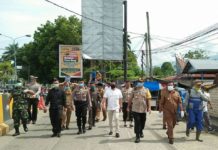 Forkopimda & Gugus Tugas Covid-19 Madina Secara Serentak Gelar Penyemprotan Disinpektan