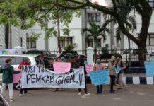 Aliansi Mahasiswa Pandeglang Bersatu (AMPB) Gelar Aksi Solidaritas Covid 19