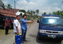 Ketua Komisi I DPRD Lamsel Monitoring Desa Sigap Covid 19 Di Ketapang