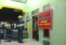 MKKS SMA, TNI_Polri, dan Mahasiswa Unila Cegah Penyebaran Covid-19, di Perbatasan Kabupaten Lebak Pandeglang.