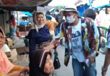 Cegah Covid-19, DPD IPK dan Sapma IPK Madina Bagi – Bagi Masker