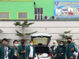 Himakta Unila Turun Jalan Berbagi Kemasyarakatan