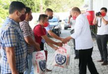 Bupati: “Bantuan harus segera disalurkan secepatnya dan harus tepat sasaran.”