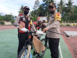 Lomba Video Kreatif Bahasa Mandailing, Kapolres Madina Berikan Tiga Unit Sepeda Kepada Bhabinkamtibmas Berprestasi