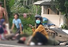 Yamaha Nmax vs Daihatsu Zebra Di Gunung Terang Kalianda, Satu Tewas