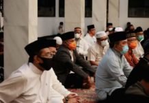 Bupati Lamsel Hadiri Pengajian Di Mahan Agung