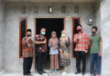Bupati Lamsel Monitoring Bedah Rumah Program BSPS