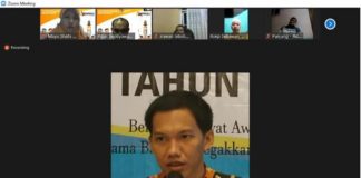 Bawaslu Kota Bandar Lampung menggelar Rakor Daring dalam rangka Persiapan Verifikasi Faktual Bakal Calon Perseorangan.