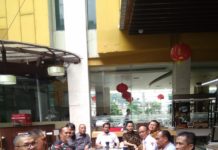 KANIT 1 SUBDIT SOSBUD DIT INTELKAM POLDA LAMPUNG SILATURAHMI DENGAN JOHAN NASRI