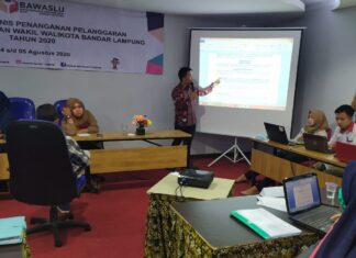 Bawaslu Kota Bandar Lampung Gelar Rakernis