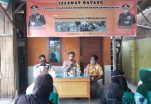 Mewujudkan Peluang Kerja Ditengah Pandemi Covid-19, Ini Yang Dilakukan Bripka Timbul Rahayu Kepada Warga Masyarakat