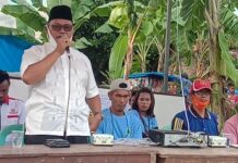 Open Turnamen Bola Volli, Tokoh Masyarakat Way Muli Ingatkan Protokol Kesehatan.