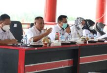 Kumpulkan Kades, Nanang Ermanto Berikan Arahan Penanganan Covid 19