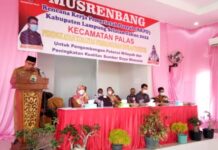 Musrembang, Pemkab Gelontorkan Anggaran Pembangunan Palas 34 M