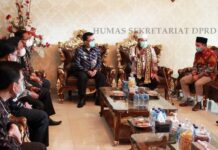 Wakil Ketua I DPRD Lamsel Hadiri Silaturahmi Walikota Bengkulu Ke Lamsel
