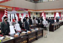 Rapat Paripurna DPRD Lamsel Usulan Pengangkatan Bupati Dan Wakil Bupati Lampung Selatan