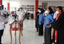 56 CPNS Lamsel Ikuti Sumpah Janji PNS