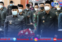 DPRD Lamsel Gelar Rapat Paripurna Penyampaian Rekomendasi Atas LKPJ Bupati Lamsel