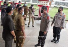 Bersama Forkopimda, Ketua DPRD Lamsel Terima Kunjungan Kapolda