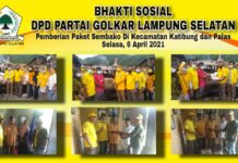 Bhakti Sosial Partai Golkar, Bantu Warga Di Dua Kecamatan Yang Tertimpa Musibah Bencana Alam