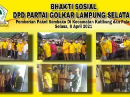 Bhakti Sosial Partai Golkar, Bantu Warga Di Dua Kecamatan Yang Tertimpa Musibah Bencana Alam