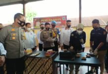 MUSNAHKAN 1 KG SABU, GRANAT DAN ALUOIS APRESIASI KINERJA POLRES LABUHANBATU