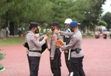 Kapolda Sumut Pimpin Apel Gelar Pasukan Operasi Keselamatan Toba 2021