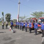 Jelang Ramadhan 1442 H, sejumlah masjid Disemprot Disenfektan