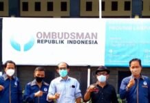 Seno Aji Laporkan Dugaan Maladministrasi BPN Kantah Bandar Lampung Ke Ombudsman RI
