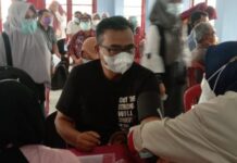 UPTD Kesehatan Candipuro Lakukan Vaksinasi Covid 19 Kedua Bagi Tenaga Pendidik