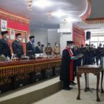 WARIS BASUKI RESMI JABAT WAKIL KETUA DPRD LAMSEL