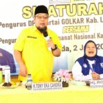 PAN Silaturahmi Ke Golkar Lampung Selatan
