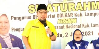 PAN Silaturahmi Ke Golkar Lampung Selatan