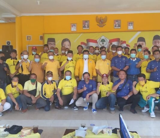 Golkar Unggul, PWI Lamsel Menang Di Pertandingan Gaple