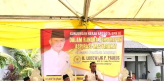 Letjend TNI (Purn) H. Lodewijk F. Paulus Kunjungan Kerja Serap Aspirasi Masyarakat Lamsel