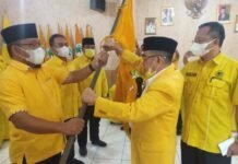 Terpilih Aklamasi, A. Beni Raharjo Dilantik Ketua DPD golkar Lampung Selatan Periode 2020-2025