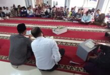 Turut Berduka, Lapas Kalianda Gelar Doa Bersama Untuk Lapas Kelas I Tangerang