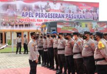 Polres Lamsel Gelar Serpas Pam Pilkades Serentak 2021