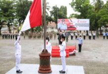 Wakil Ketua I DPRD Lamsel Ikuti Upacara Bendera Memperingati Hari Pahlawan.
