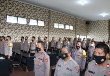 Dit Binmas Polda Lampung Sosialisasi Perpol 01 dan 08 tahun 2021di Polres Lamsel